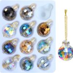 Crystal Prism Ball Ornaments (12pc)