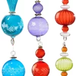 Hand-Blown Glass Ornament Set (24pc)