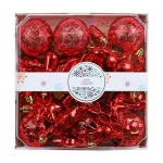 Velvet Glitter Bauble Set (16pc)