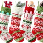 Knitted Fairisle Family Stocking Set