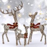 Illuminated Outdoor Reindeer Set