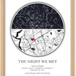 Personalised Star Map Print (Night Sky, Custom Date)