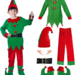 Premium Children's Elf Costume (Full Set)