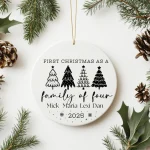 Personalised Family Name Ornament