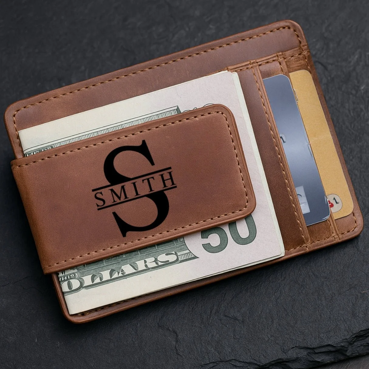Premium Leather Wallet (Personalised) - Image 5