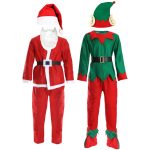 Santa & Elf Couples Costume Set